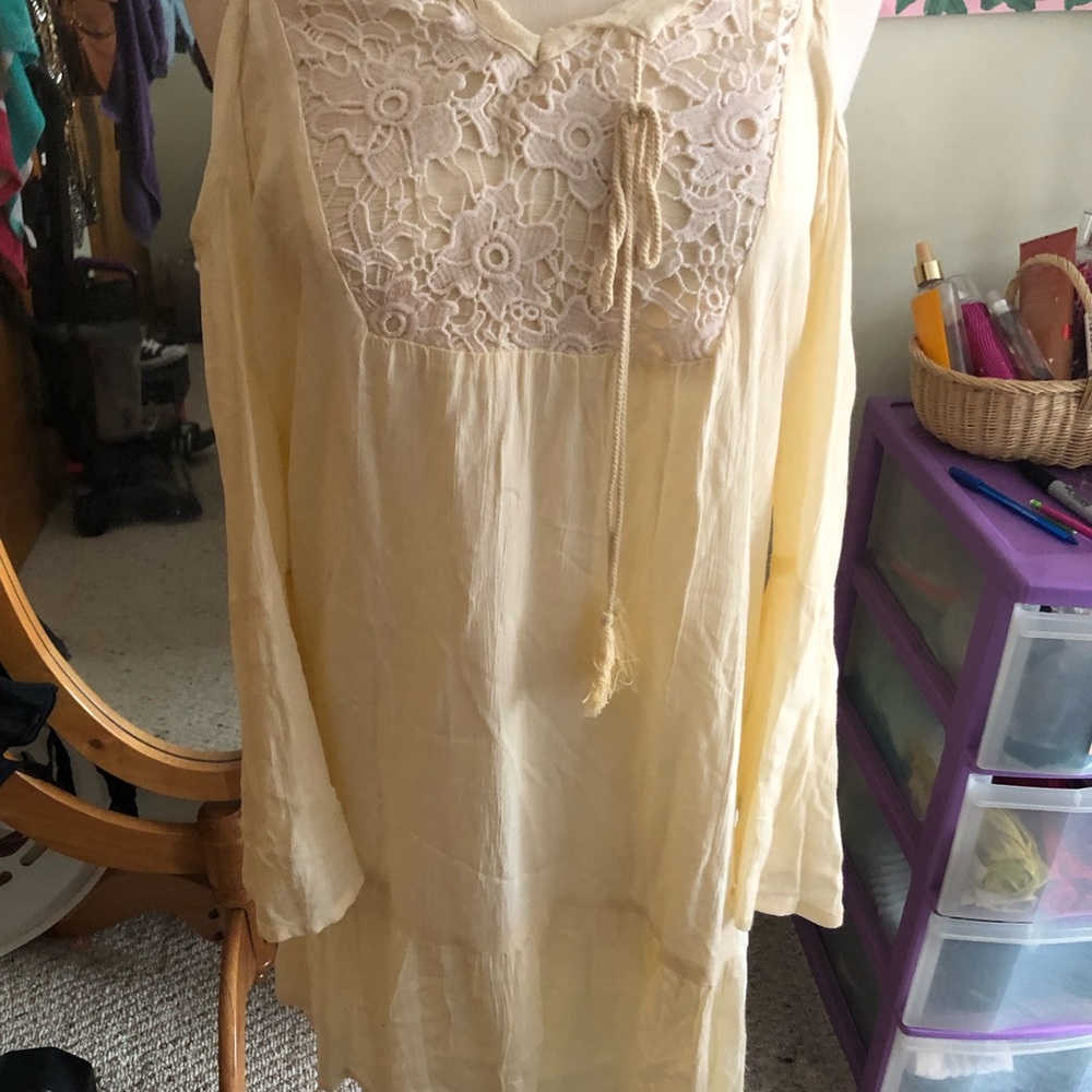 Bohemian off shoulder dress
